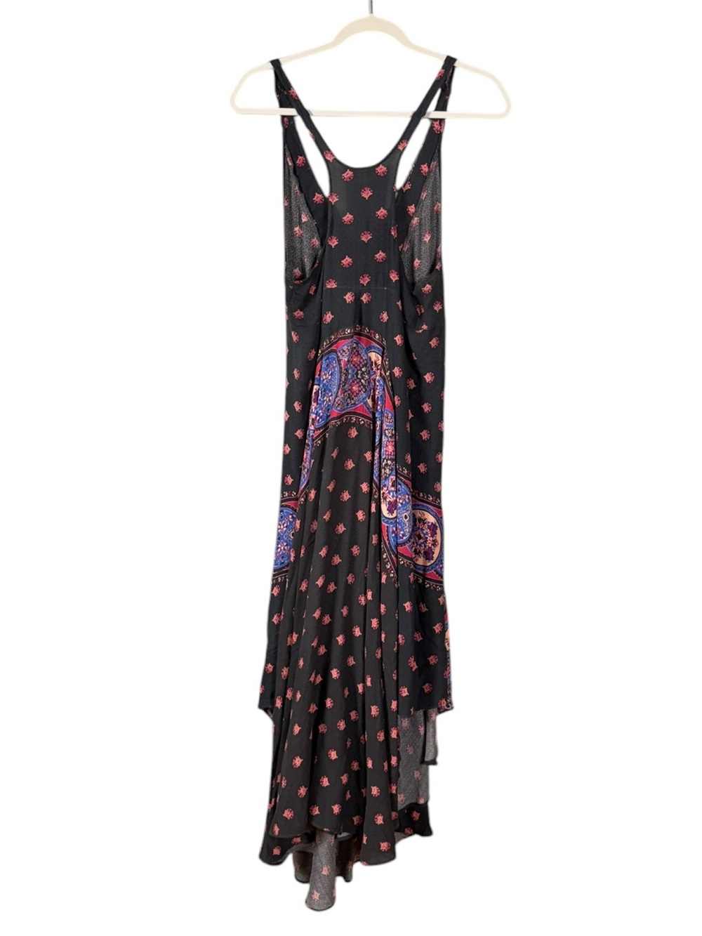 Free People Maxi Patchwork Slip Dress Small Hippie Coachella Indie Festival - Picture 3 of 6